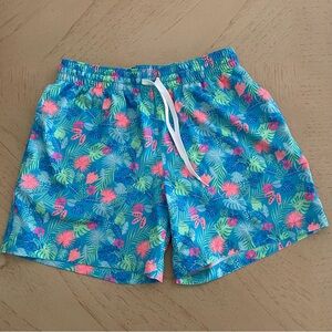 Chubbies The Wild Tropics Swim Trunks - Small Blue